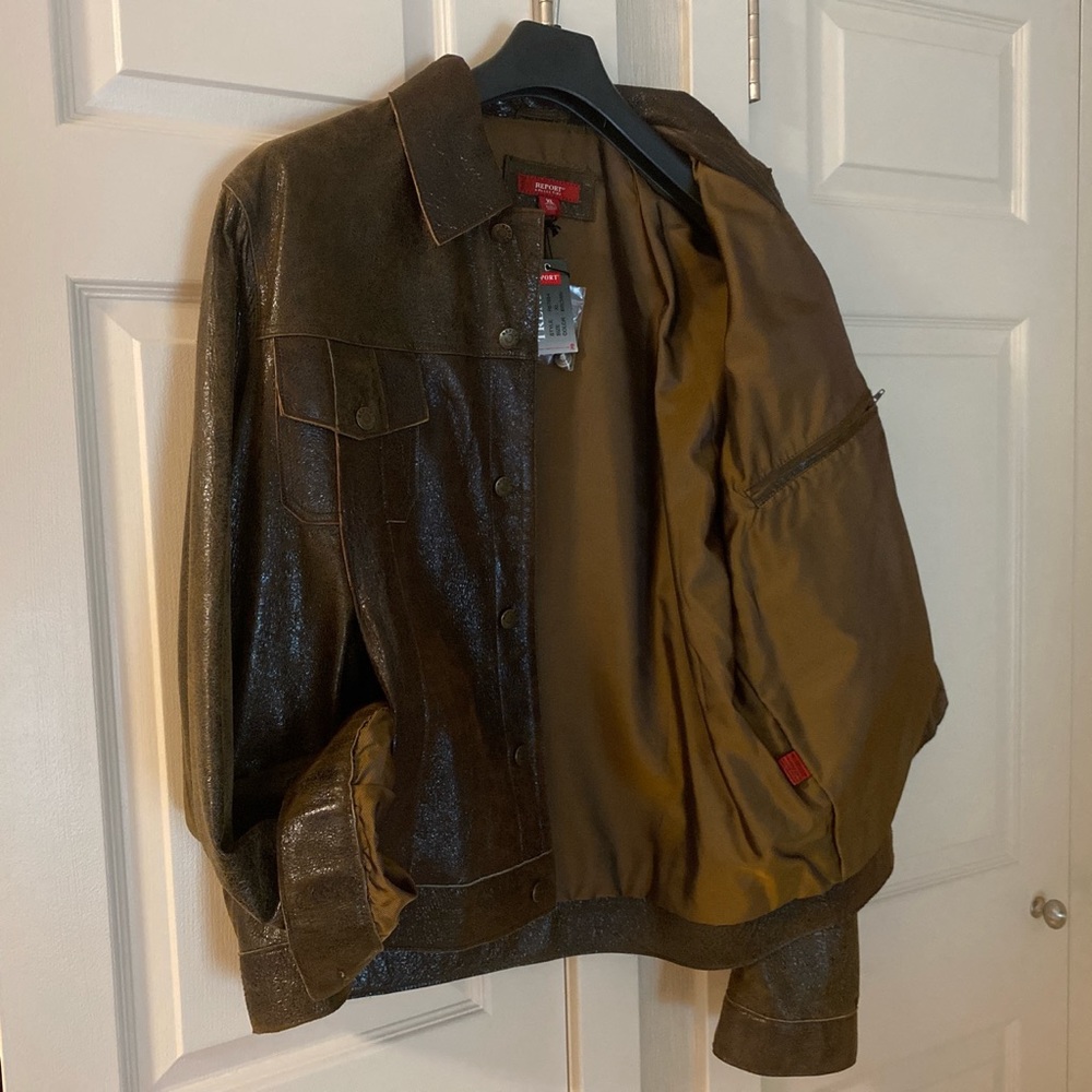 Report Leather Jacket - Picture 3 of 5